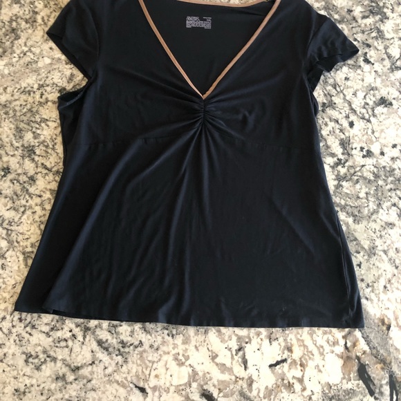 Gilligan & Ohama Black Sleepwear Top Plus Size XXL - 2X - Picture 7 of 11